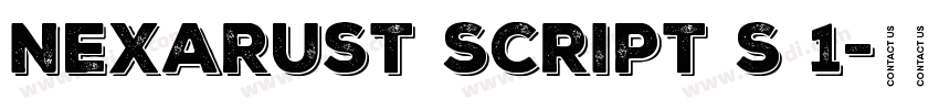 NexaRust Script S 1字体转换